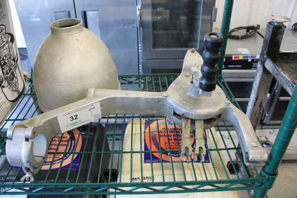 Belshaw Type B Metal Commercial Dough Dropper w/ Hopper. 16x12x20, 10x10x9 - Image 1 of 8