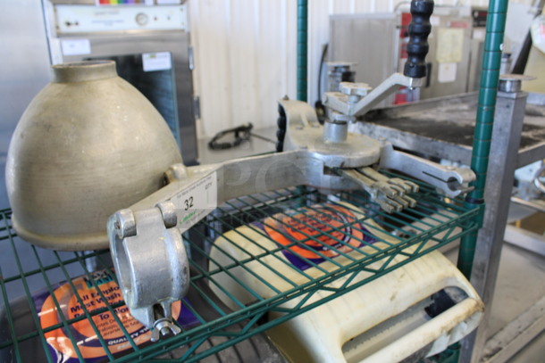 Belshaw Type B Metal Commercial Dough Dropper w/ Hopper. 16x12x20, 10x10x9 - Image 4 of 8
