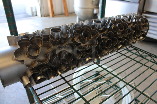 Rondo Stainless Steel Flower Shaped Donut Dough Rolling Pin. Goes GREAT w/ Item #5! 32x6x6 - Image 2 of 5