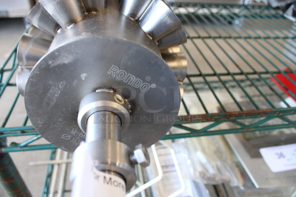 Rondo Stainless Steel Flower Shaped Donut Dough Rolling Pin. Goes GREAT w/ Item #5! 32x6x6 - Image 4 of 5