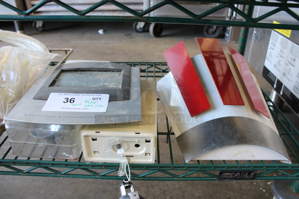 ALL ONE MONEY! Lot of Various Items Including Clock, Light Fixture and Rack Pieces! - Image 3 of 3