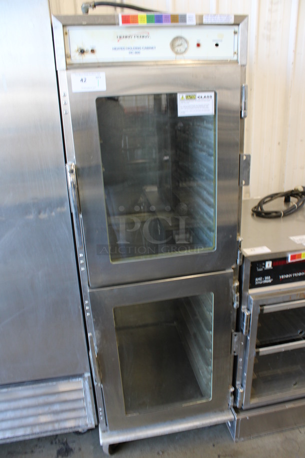 Henny Penny Model HC-900 Stainless Steel Commercial Heated Holding Cabinet on Commercial Casters. 120 Volts, 1 Phase. 24.5x31x71. Cannot Test Due To Plug Style - Image 2 of 7