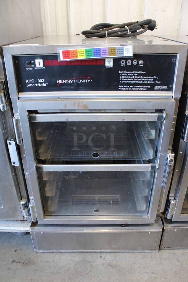 Henny Penny Model AHC-993 Stainless Steel Commercial Heated Holding SmartHold Cabinet. 120 Volts, 1 Phase. 24x30x38. Cannot Test Due To Plug Style - Image 1 of 7
