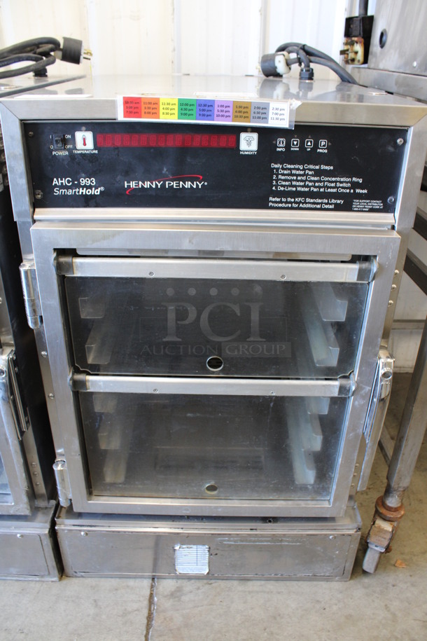 Henny Penny Model AHC-993 Stainless Steel Commercial Heated Holding SmartHold Cabinet. 120 Volts, 1 Phase. 24x30x38. Cannot Test Due To Plug Style - Image 1 of 7