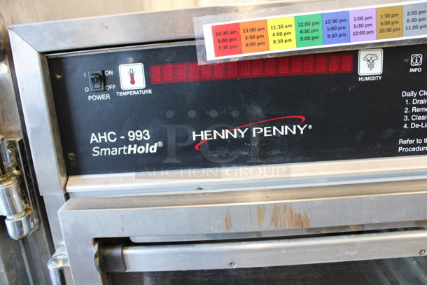 Henny Penny Model AHC-993 Stainless Steel Commercial Heated Holding SmartHold Cabinet. 120 Volts, 1 Phase. 24x30x38. Cannot Test Due To Plug Style - Image 3 of 7