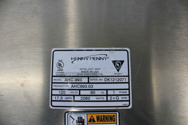 Henny Penny Model AHC-993 Stainless Steel Commercial Heated Holding SmartHold Cabinet. 120 Volts, 1 Phase. 24x30x38. Cannot Test Due To Plug Style - Image 5 of 7
