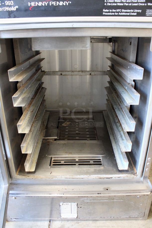 Henny Penny Model AHC-993 Stainless Steel Commercial Heated Holding SmartHold Cabinet. 120 Volts, 1 Phase. 24x30x38. Cannot Test Due To Plug Style - Image 7 of 7
