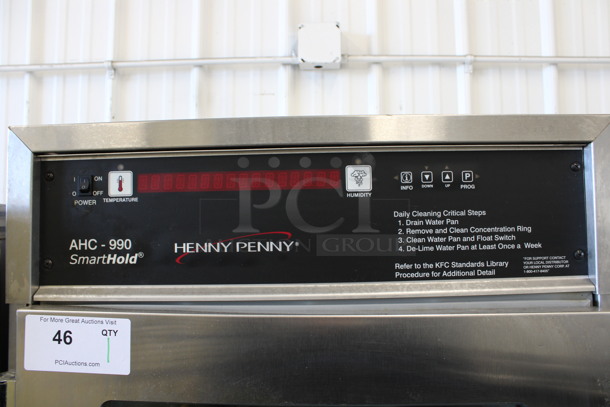 Henny Penny Model AHC-990 Stainless Steel Commercial Heated Holding Cabinet on Commercial Casters. 120 Volts, 1 Phase. 24.5x31x71. Cannot Test Due To Plug Style - Image 3 of 6