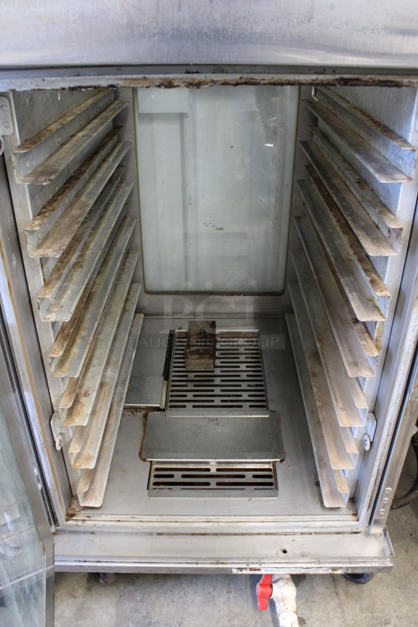Henny Penny Model AHC-990 Stainless Steel Commercial Heated Holding Cabinet on Commercial Casters. 120 Volts, 1 Phase. 24.5x31x71. Cannot Test Due To Plug Style - Image 5 of 6
