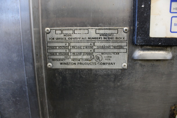 Winston Model FCR620101SJ Stainless Steel Commercial Electric Powered Pressure Fryer. 208 Volts, 3 Phase. 20x28x47 - Image 5 of 9