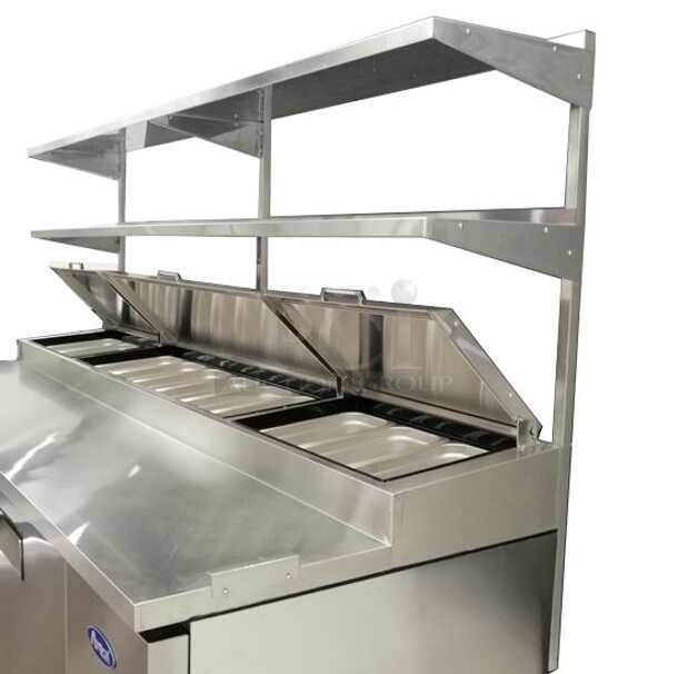 BRAND NEW IN BOX! Mix Rite Model MROS-67P Stainless Steel 2 Tier Over Shelf For 67
