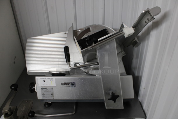 Bizerba Model GSP HD Stainless Steel Commercial Countertop Countertop Meat Slicer. 120 Volts, 1 Phase. 32x24x25. Tested and Working!