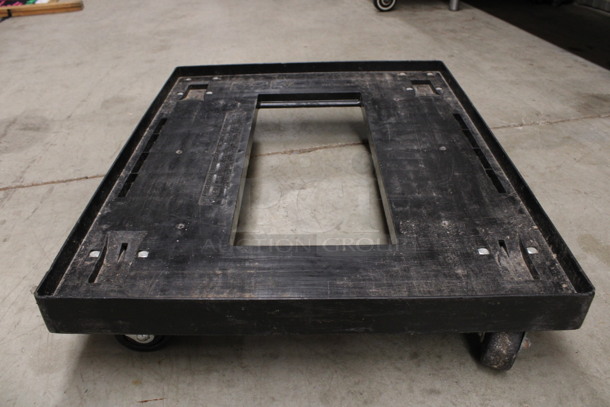 Black Poly Furniture Dolly on Commercial Casters. 28x23x5.5