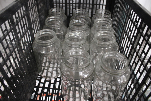 11 Glass Jars. 3.5x3.5x6.5. 11 Times Your Bid!