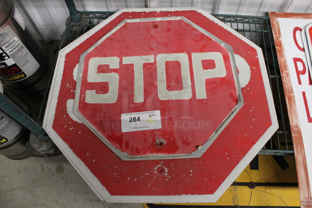 3 Various Stop Signs. 24x24, 18x18. 3 Times Your Bid!