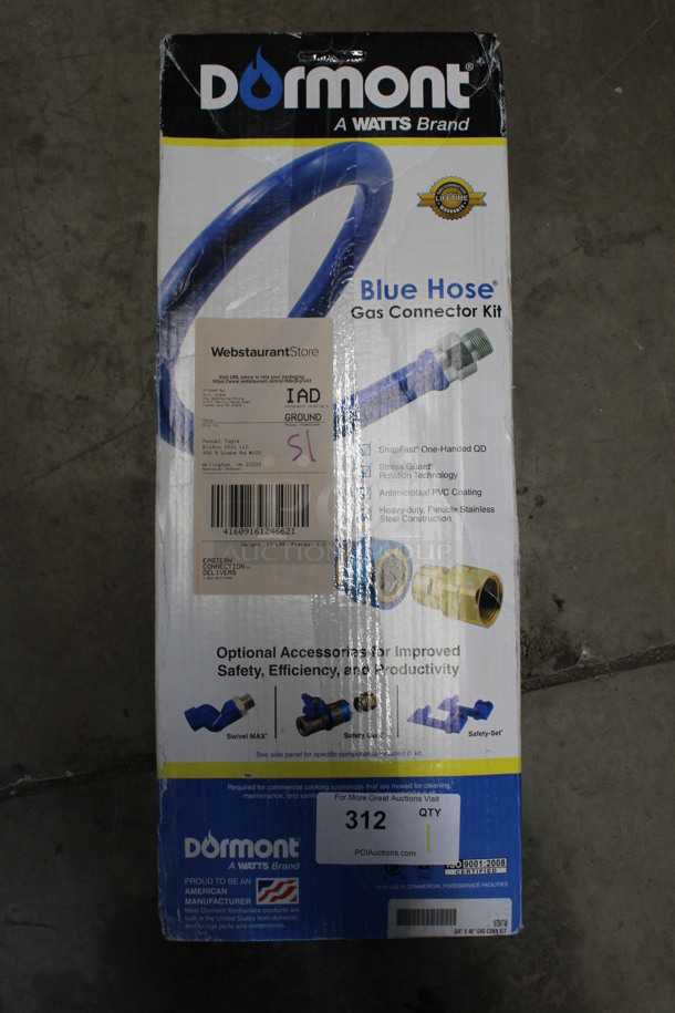 BRAND NEW IN BOX! Dormont Gas Hose Connector Kit. 48