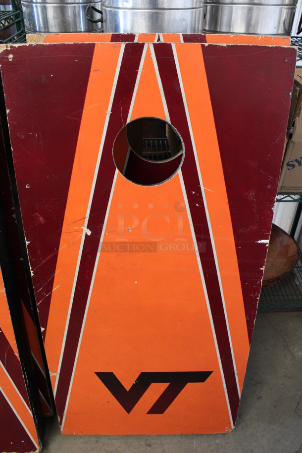 2 VT Wooden Corn Hole Boards. 24x48x4. 2 Times Your Bid!