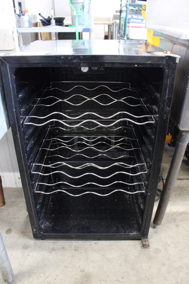 Magic Chef Model MCWC45MCG Mini Wine Cooler. Missing Door. 115 Volts, 1 Phase. 20.5x20x32. Tested and Does Not Power On
