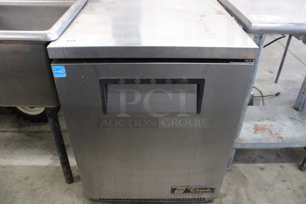 2012 True Model TUC-24 ENERGY STAR Stainless Steel Commercial Single Door Undercounter Cooler. 115 Volts, 1 Phase. 24x25x33. Tested and Working!