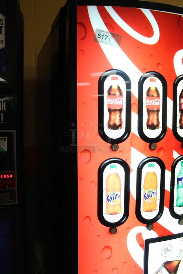 Dixie-Narco Refrigerated Vending Machine with Bill Acceptor! 115 Volts. 60HZ. 1 phase. 38x36x72. Does Not Include Keys! - Image 4 of 4