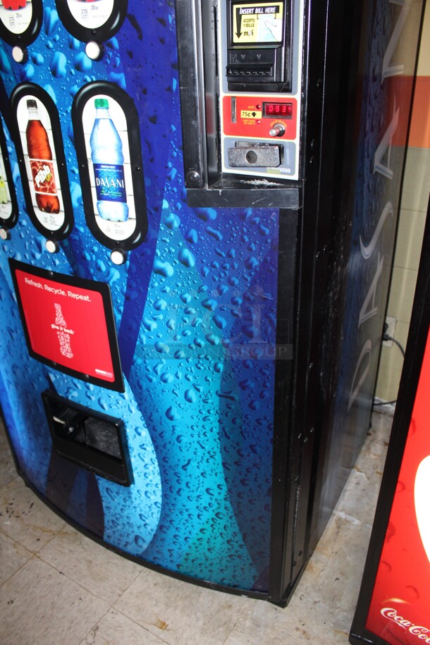 Dixie-Narco Refrigerated Vending Machine with Bill Acceptor! 115 Volts. 60HZ. 1 phase. 38x36x72. Does Not Include Keys! - Image 4 of 4