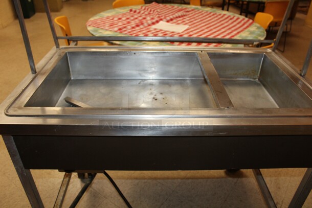 Atlas Metal Industries Model WH-3 Stainless Steel Commercial Warming Serving Station on Casters! 45x38x50 - Image 5 of 8