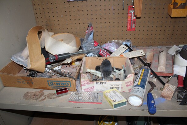 Metal Storage Cabinet with Various Tools and Supplies! 48x24x78 - Image 4 of 7