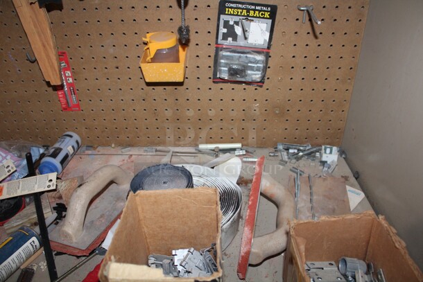 Metal Storage Cabinet with Various Tools and Supplies! 48x24x78 - Image 5 of 7