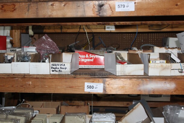 Lot Of Various Switches, Plugs, and Outlets, 