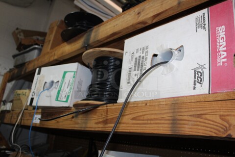 ALL ONE MONEY! Lot Includes Various Cables and Various Nuts and Bolts!