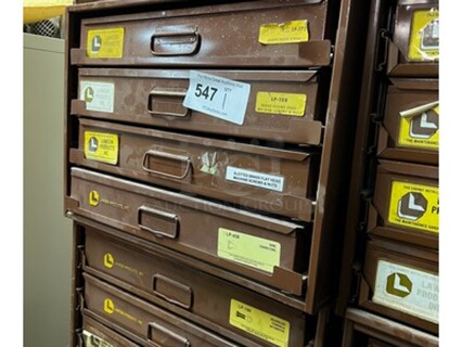 Steel Lawson Products, Inc Stackable Storage Cabinet with Various Screws, Nuts, Wire Connectors, and Much More! 20x16x58