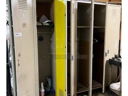 Lot of 6 Lockers! Each Locker is 15x18x79