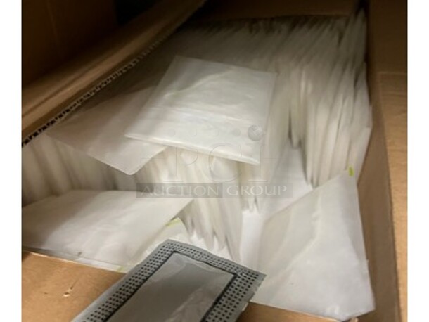 Contents in Room! Lot Includes Metal Shelving Units, Trash Can Liners, BRAND NEW Shower Poofs, BRAND NEW Shower Caps, Sewing Kits, Bigelow Tea Packets, BRAND NEW Tissues, Cleaning Bottles, and More! BUYER MUST REMOVE! Winning Bidder Can Take What They Want From Lot! - Image 7 of 12