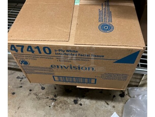 Contents in Room! Lot Includes Metal Shelving Units, Trash Can Liners, BRAND NEW Shower Poofs, BRAND NEW Shower Caps, Sewing Kits, Bigelow Tea Packets, BRAND NEW Tissues, Cleaning Bottles, and More! BUYER MUST REMOVE! Winning Bidder Can Take What They Want From Lot! - Image 11 of 12