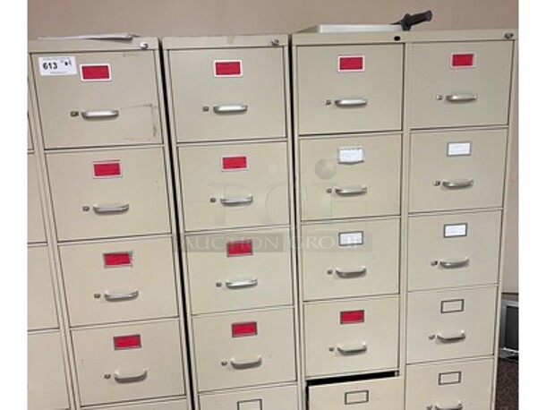 ALL ONE MONEY! Lot of 4 Filing Cabinets! - Image 1 of 1
