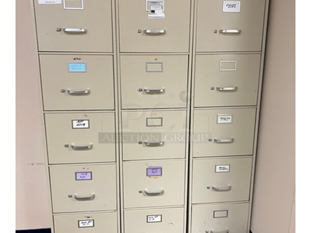 ALL ONE MONEY! Lot of 3 Filing Cabinets!