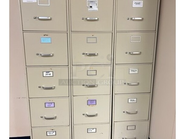 ALL ONE MONEY! Lot of 3 Filing Cabinets! - Image 1 of 1