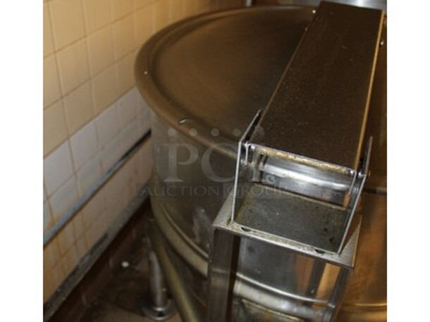 Stainless Steel Commercial Gas Tilt Kettle. Working Before Business Closed! 32x37x41 - Image 3 of 4
