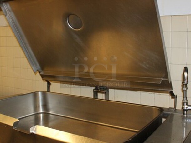 Stainless Steel Commercial Gas Tilt Skillet/Braising Pan. Working Before Business Closed! 58x32x36 - Image 4 of 5