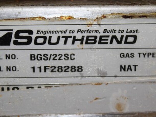 2 Southbend Model BGS/22SC Stainless Steel Commercial Gas Convection Ovens. Working Before Business Closed! 2X Your Bid! 38x30x65. - Image 2 of 7