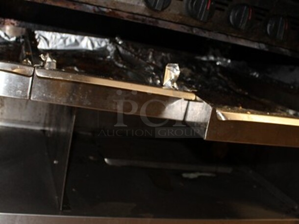 Stainless Steel Commercial Grill On Commercial Casters With Lower Storage. Working Before Business Closed! 58x36x40 - Image 5 of 8