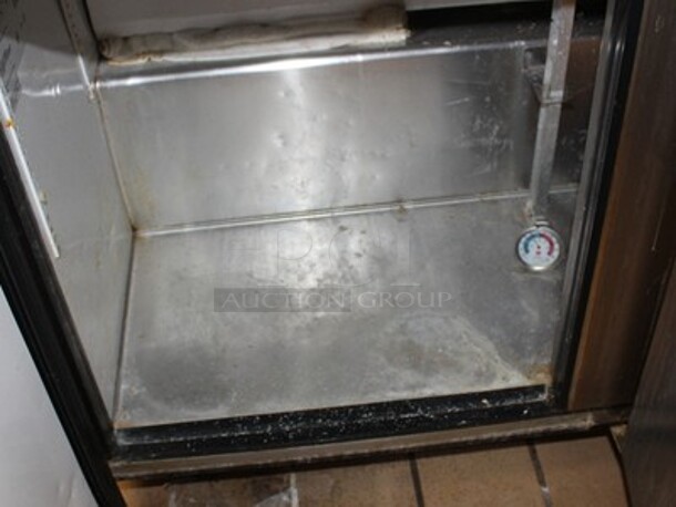 True Model TSSU-72-24M-B-ST Stainless Steel Commercial Sandwich Salad Bain Marie Mega Top With Hatco Model GRAH-60 Food Warmer, 2 Overshelves, And Cutting Board On Commercial Casters. 115 Volts. 1 Phase. Working Before Business Closed! 72x35x70 - Image 2 of 12