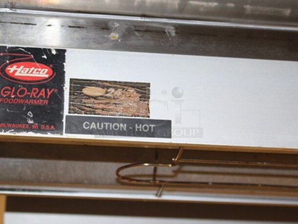 Piper Model DR-4-R Stainless Steel 4 Bay Steam Table With Hatco Model GRAH-54 Food Warmer and Lower Shelf. Working Before Business Closed! 58x32x68. - Image 3 of 9
