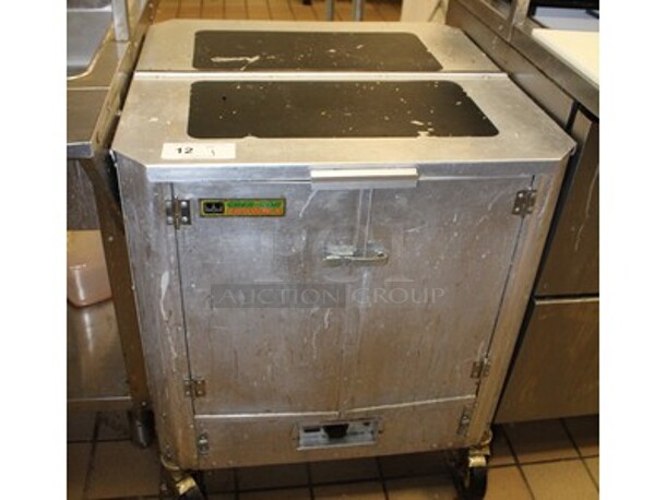 Crescor Crown X Heated Four Stack Plate Dispenser On Commercial Casters. 26x30x33 - Image 1 of 6