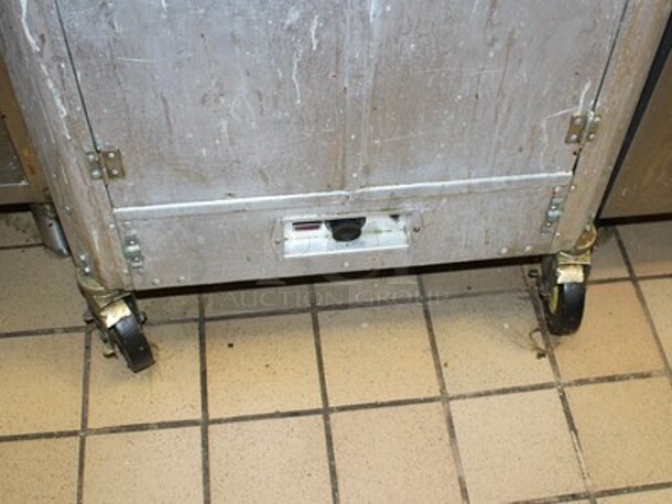 Crescor Crown X Heated Four Stack Plate Dispenser On Commercial Casters. 26x30x33 - Image 4 of 6