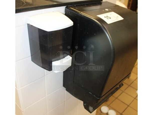 ALL ONE MONEY! 5 Commercial Paper Towel Dispensers and 5 Commercial Hand Soup Dispensers. BUYER MUST REMOVE! - Image 3 of 5