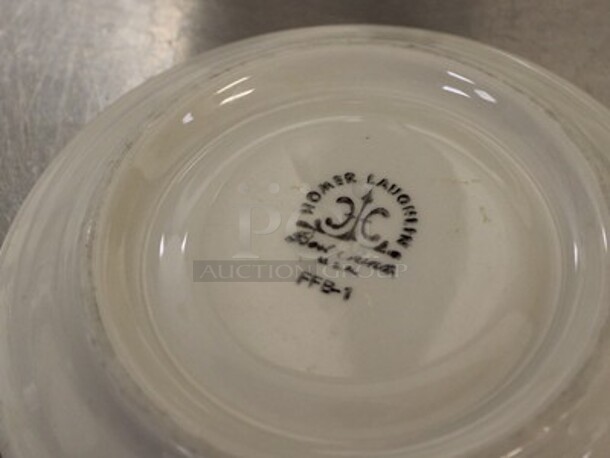 20 Homer Laughlin 6" Saucers. 20X Your Bid! - Image 2 of 2