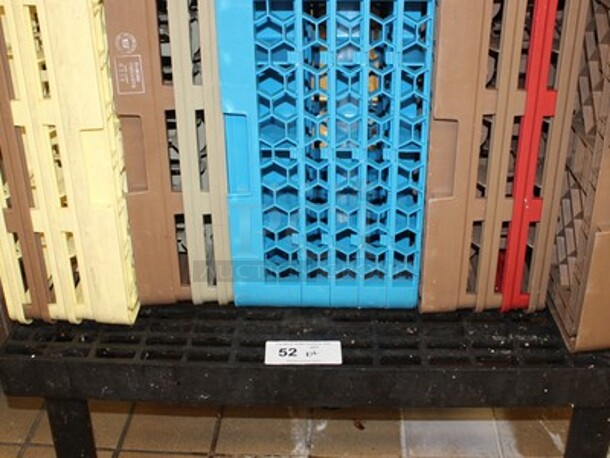 ALL ONE MONEY! Lot Of Dish Caddies and Plastic Dunnage Rack - Image 1 of 1