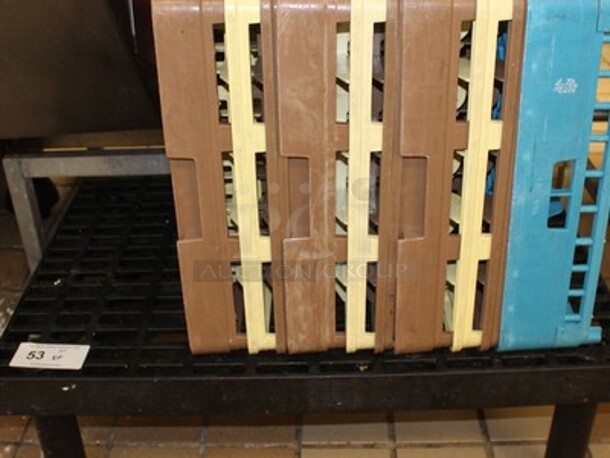 ALL ONE MONEY! Lot Of Dish Caddies and Plastic Dunnage Rack - Image 1 of 1