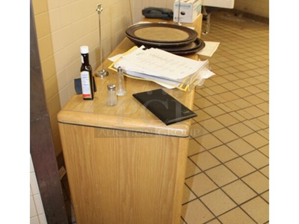 ALL ONE MONEY! Desk, Serving Trays, and More! Desk is 74x18x30 - Image 3 of 3